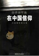 在中国信仰  回族题材散文卷   1999  PDF电子版封面  7540422203  张承志著 