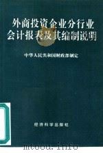 外商投资企业分行业会计报表及其编制说明（1994 PDF版）