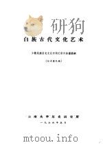 白族古代文化艺术 少数民族历史文化专题纪录片拍摄提纲 1976 PDF电子版封面 云南大学历史研究所