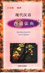 现代汉语虚词词典 1998 PDF电子版封面 7532604705 王自强编著
