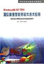 Windows95/NT平台32位管理型财务软件技术应用（1997 PDF版）
