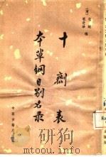 十剂表本草纲目别名录 1982 PDF电子版封面 14249·0023 (清)包诚,(清)耿世珍辑录