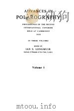ADVANCES IN POLAROGRAPHY VOL 1-3（1960 PDF版）