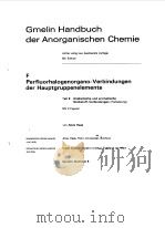 GMELIN HANDBUCH DER ANORGANISCHEN CHEMIE 1980 PDF电子版封面 LEOPOLD GMELIN