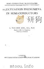 FLUCTUATION PHENOMENA IN SEMI-CONDUCTORS（1959 PDF版）