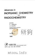 ADVANCES IN INORGANIC CHEMISTRY AND RADIOCHEMISTRY VOLUME 24 1981 PDF电子版封面 H.J.EMELEUS A.G.SHARPE