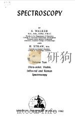 SPECTROSCOPY   1962  PDF电子版封面    H.STRAW 