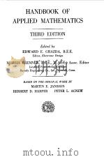 HANDBOOK OF APPLIED MATHEMATICS 1955 PDF电子版封面 EDWARD E.GRAZDA