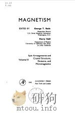 MAGNETISM VOL 3 1963 PDF电子版封面 GEORGE T.RADO