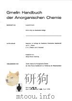 GMELIN HANDBUCH DER ANORGANISCHEN CHEMIE   LR LRIDIUM ERGANZUNGSBAND 1（1978 PDF版）