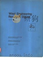 Wind Engineering Research Digest Volume3-1978 PDF电子版封面