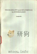 PROBABILITY AND STATISTICS IN HYDROLOGY by VUJICA YEVJEVICH（ PDF版）