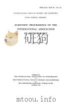 SCIENTIFIC PROSEEDINGS OF THE INTERNATIONAL ASSOCIATION OF METEOROLOGY PDF电子版封面