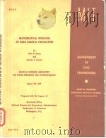 MATHEMATICAL MODELING OF NEAR COASTAL CIRCULATION RALPH M.PARSONS LABORATORY FOR WATER RESOURCES AND PDF电子版封面
