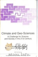 Climate and Geo-Sciences A Challenge for Science and Society in the 21st Century PDF电子版封面 0792304047