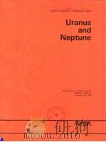 Uranus and Neptune PDF电子版封面