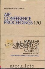 NCLEAR SPECTROSCOPY OF ASTROPHYSICAL SOURCES PDF电子版封面 0883183706 NEIL GEHRELS GERALD H.SHARE