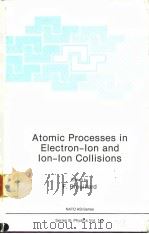 Atomic Processes in Electron-lon and lon-lon Collisions（ PDF版）