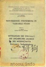 NON-PERIODIC PHENOMENA IN VARIABLE STARS（ PDF版）