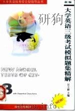 新编大学英语三级考试模拟题集精解 NEW CET-3（1994 PDF版）