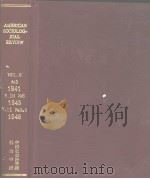 AMERICAN SOCIOLOGICAL REVIEW V.11 No3 1946（ PDF版）