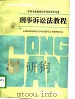 刑事诉讼法教程 1989 PDF电子版封面 7203015874 王凤超主编