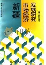 新疆市场经济发展研究（1995 PDF版）
