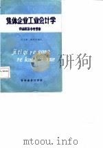 集体企业工业会计学作业题及参考答案 PDF电子版封面 沈又新,张所宁