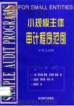 小规模主体审计程序范例  中英文对照（1998 PDF版）