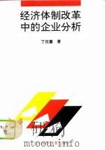 经济体制改革中的企业分析 1994 PDF电子版封面 7536420293 丁任重著