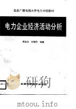 电力企业经济活力分析 1990 PDF电子版封面 7530407651 蒋振忠,刘瑞祥编著