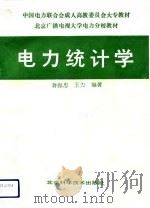 电力统计学 1992 PDF电子版封面 7530410210 蒋振忠,王力编著