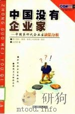 中国没有企业家 中国第四代企业家缺陷分析 1999 PDF电子版封面 7210021108 (香港)南王作品;肖彦登著