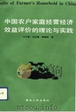 中国农户家庭经营经济效益评价的理论与实践 1992 PDF电子版封面 7216009487 冯中朝等著