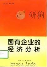国有企业的经济分析 1997 PDF电子版封面 7207034199 孟庆琳著