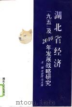 湖北省经济‘九五‘及2010年发展战略研究（1995 PDF版）
