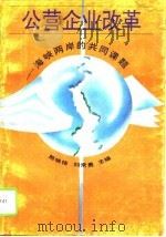 公营企业改革  海峡两岸的共同课题   1995  PDF电子版封面  7531628147  熊映梧，刘常勇主编 