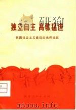 独立自主 高歌猛进-我国社会主义建设的光辉成就 1974 PDF电子版封面