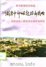 湖南中部崛起的新战略  湖南省第二条经济走廊开发研究（1995 PDF版）