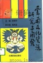 云南文化资源研究与开发（1994 PDF版）