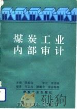 煤炭工业内部审计 1991 PDF电子版封面 7502006354 吴振海等编著