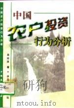 中国农户投资行为分析（1998 PDF版）