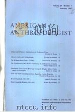 AMERICANANTHRO-POLOGIST  VOL.69N1-6  1967（ PDF版）