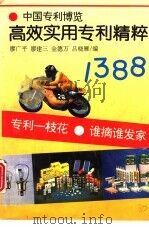 高效实用专利精粹1388  中国专利博览   1993  PDF电子版封面  7535212832  廖广平，廖建三等编 