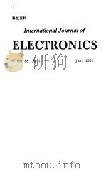 International Journal of ELECTRONICS (Vol.88 No.1-11 Jan-Nov.2001)/科技资料 (共11本) PDF电子版封面