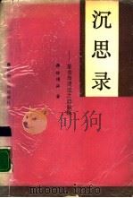沉思录  革命与建设之路新探（1988 PDF版）