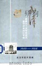 武汉-建国三十五年来武汉建设成就统计专辑 1949-1984 PDF电子版封面 武汉市统计局编