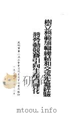 树立模范旗帜总结和交流先进经验将劳动竞赛引向生产合理化 1954 PDF电子版封面 昆明市第二届工会会员代表大会秘书处编