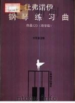 杜弗诺伊钢琴练习曲 作品120教学版 1990 PDF电子版封面 7805532680 方百里注释