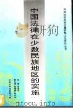 中国法律在少数民族地区的实施 1994 PDF电子版封面 7810254359 张晓辉主编